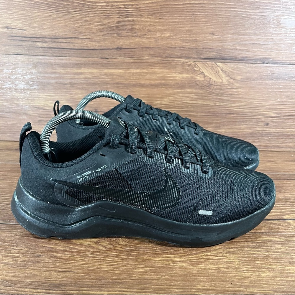 Nike Downshifter 12 Running Shoes Women’s Size 9.5 Triple Black Athletic Shoes